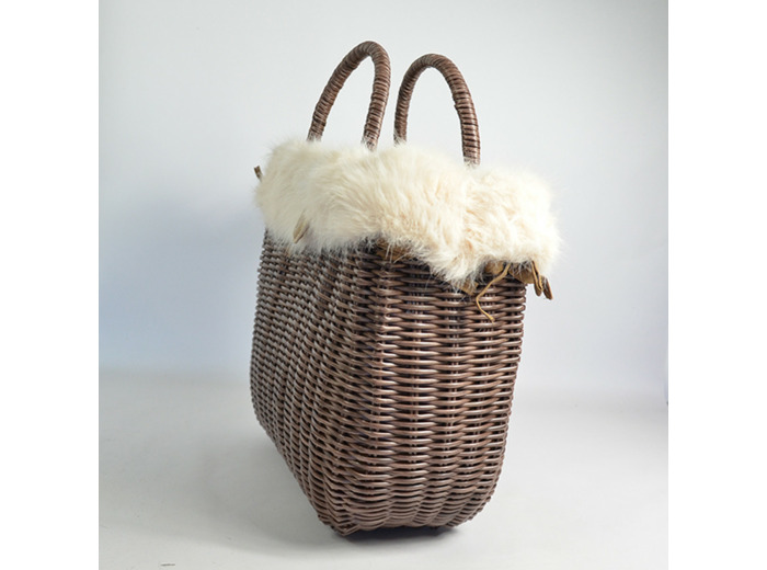 Le Voyage en Panier Moscopelli Medium Cabas Beige