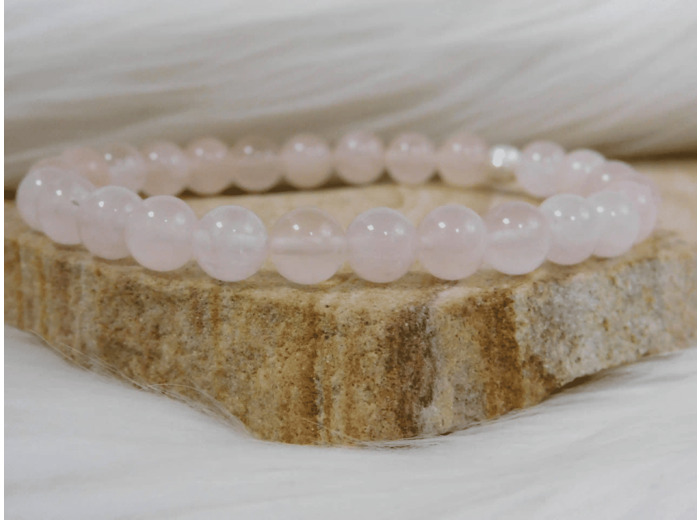 BRACELET QUARTZ ROSE