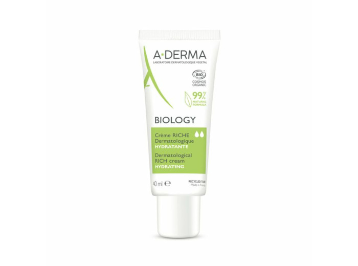 Crème Riche Dermatologique Hydratante Bio 40ml Biology A-Derma