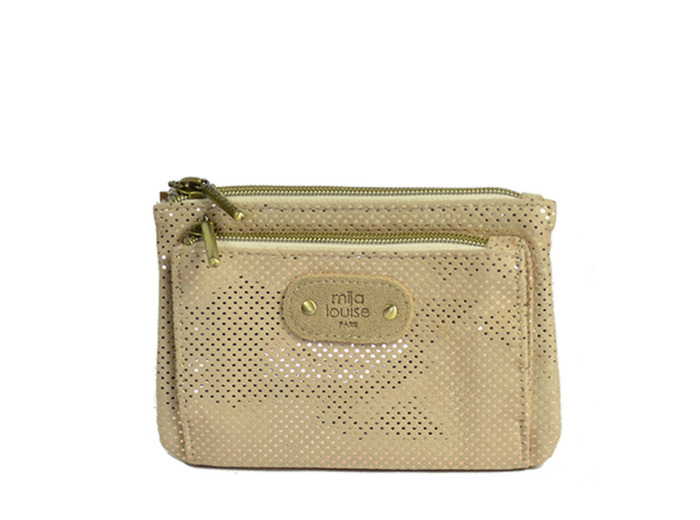 Mila Louise Paloma DS Porte-Monnaie Pois Creme