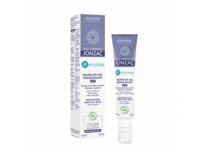 Baume-en-gel Ressourçant Nuit 40ml REhydrate Toutes peaux même sensibles Eau thermale Jonzac