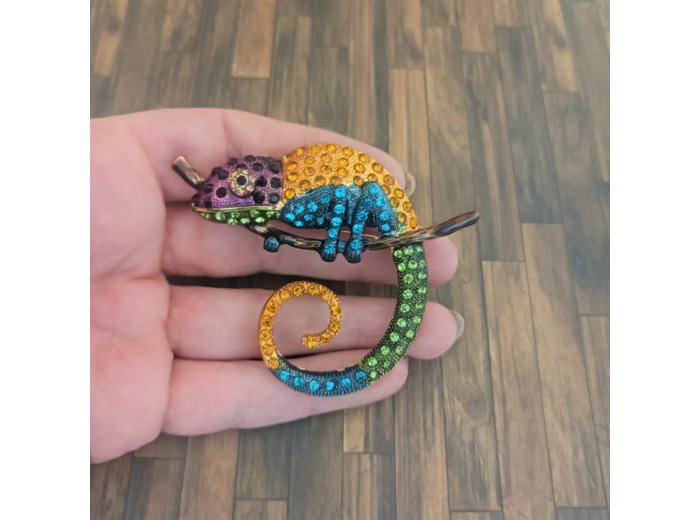 Broche caméléon 2