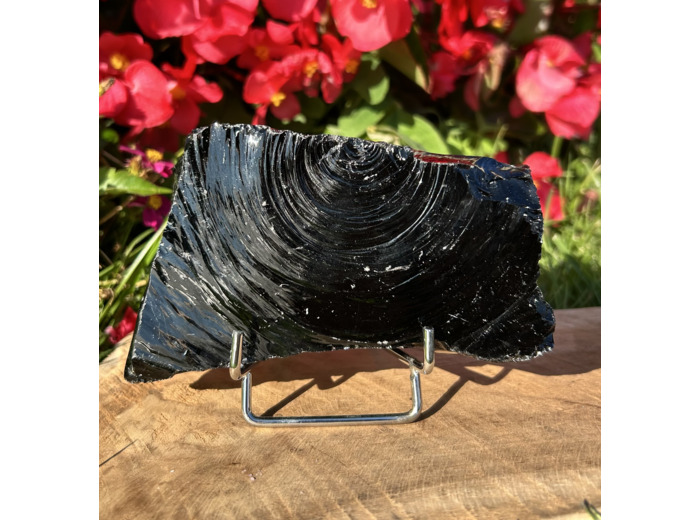 BLOC BRUT OBSIDIENNE NOIRE