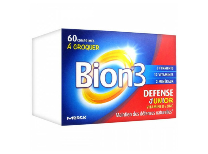 Defense Juniors 60 Comprimes A Croquer Bion 3