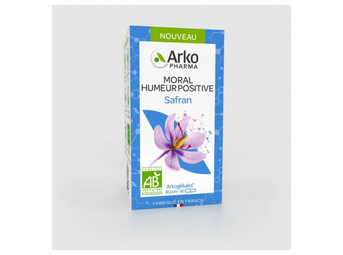 Safran 30 gélules Arkogélules Moral, Humeur Positive Arkopharma