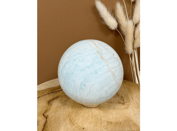 SPHERE ARAGONITE BLEUE