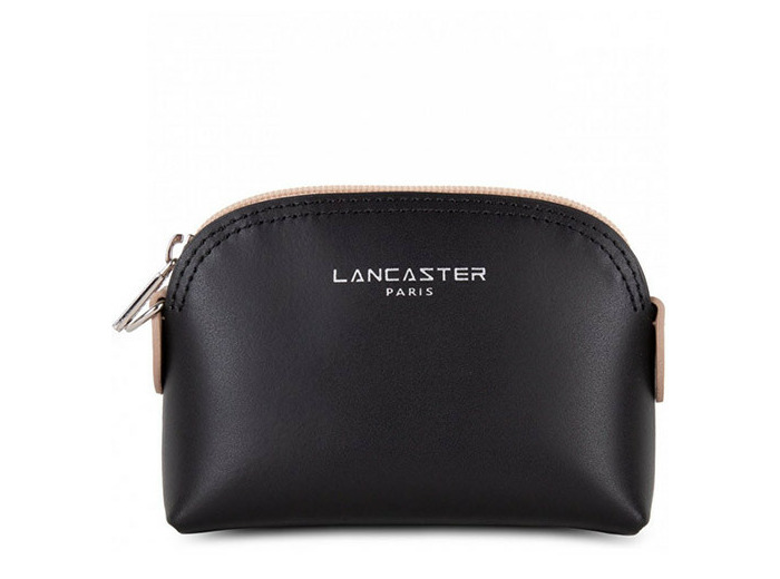 Lancaster Constance Porte Monnaie 137-01 Noir Nude Clair Nude Foncé