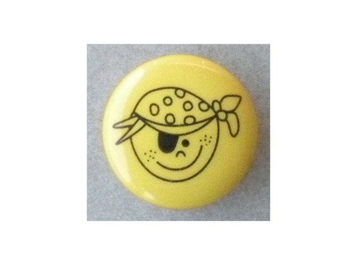 Bouton jaune pirate