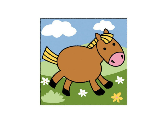 Canevas facile Cheval Seg