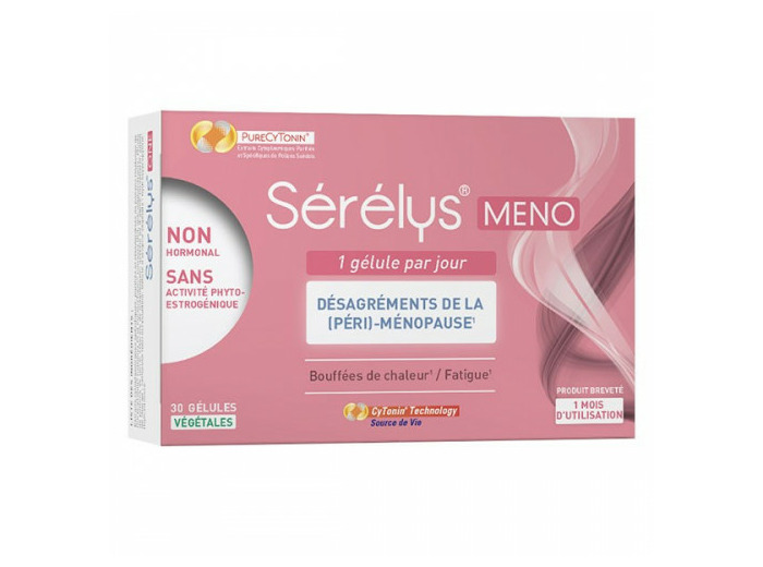 Meno 30 Gélules Désagréments de la Menopause Serelys Pharma