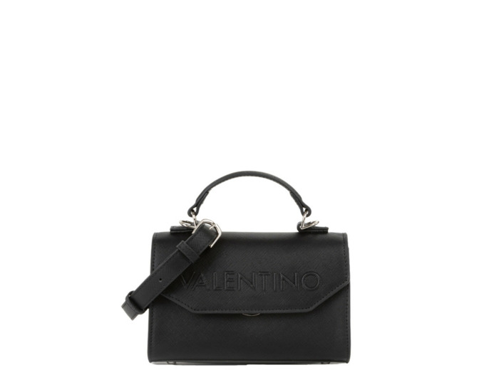 Valentino Pandia Re Petit Sac Porté Main A Rabat Nero