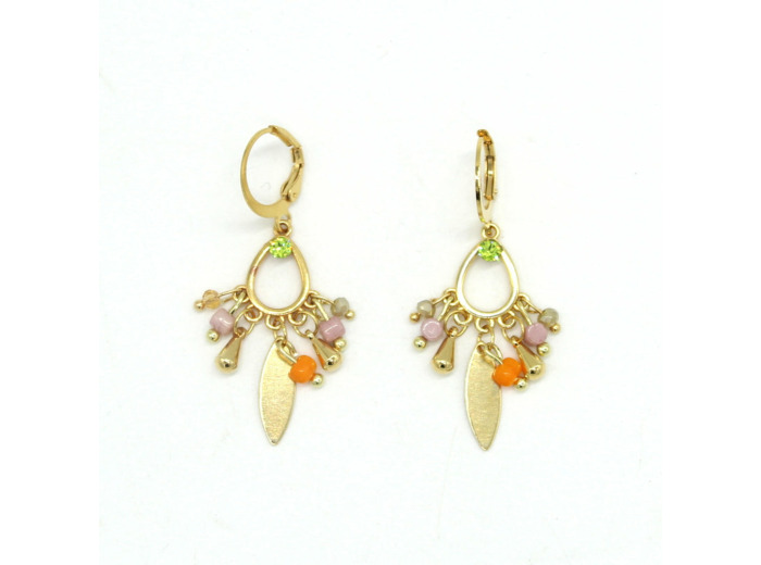 Boucles d'oreilles Jardin d'ailes
