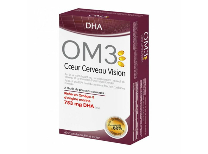 DHA COEUR CERVEAU VISION 60 capsules OM3