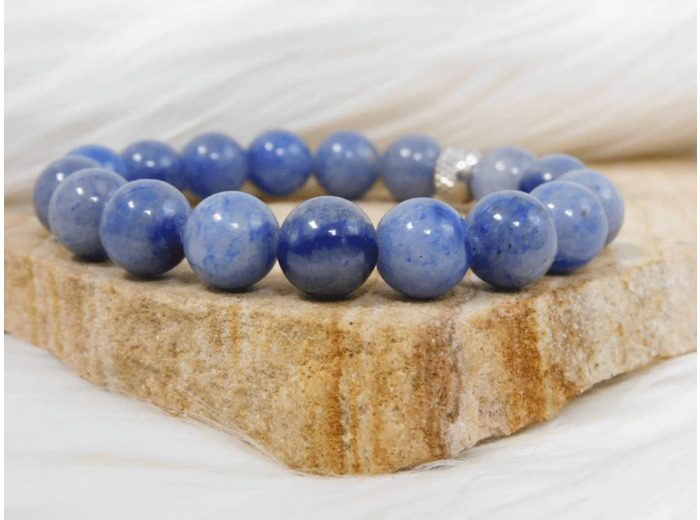 BRACELET AVENTURINE BLEUE