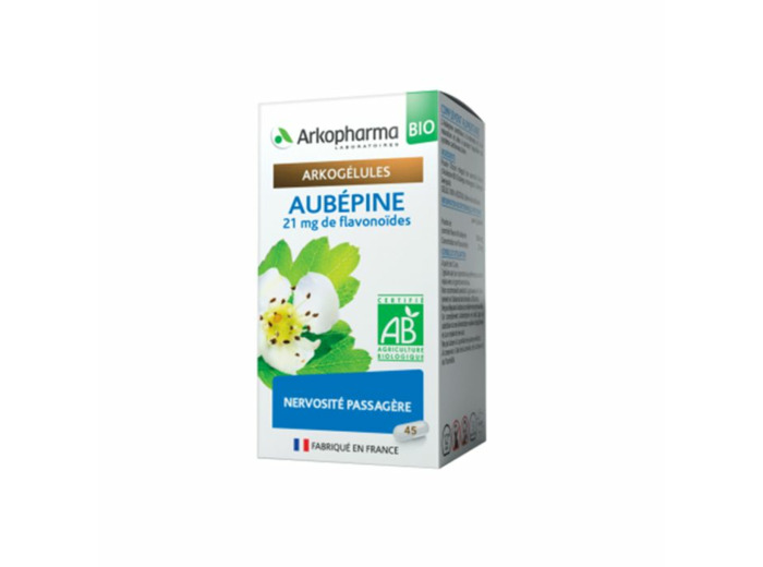 Aubepine 21mg de flavonoïdes - Nervosité Passagère 45 gélules Arkogélules Arkopharma