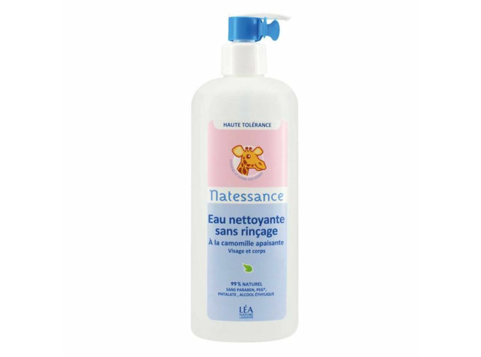 Eau Nettoyante Sans Rincage Visage Et Corps 500 ml Natessance