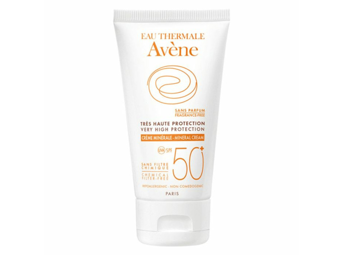 Creme Minerale Tres Haute Protection Sans Parfum Peaux Intolerantes Spf50+ 50ml Solaire Avène