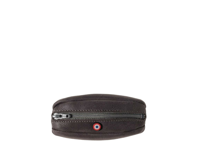 Larmorie Charles Nubuck Porte-Monnaie Nuage Gris