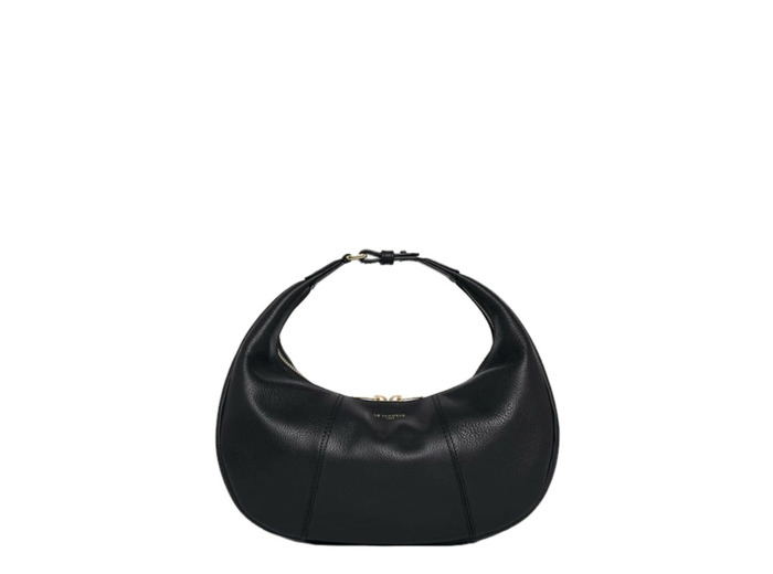 Le Tanneur Juliette Petit Sac Hobo En Cuir Grainé Noir
