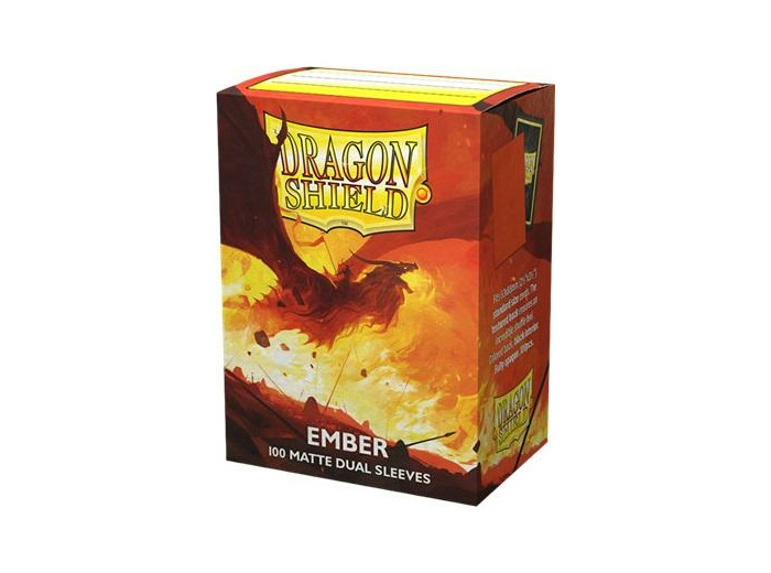 100 Dragon Shield Dual Matte - Ember