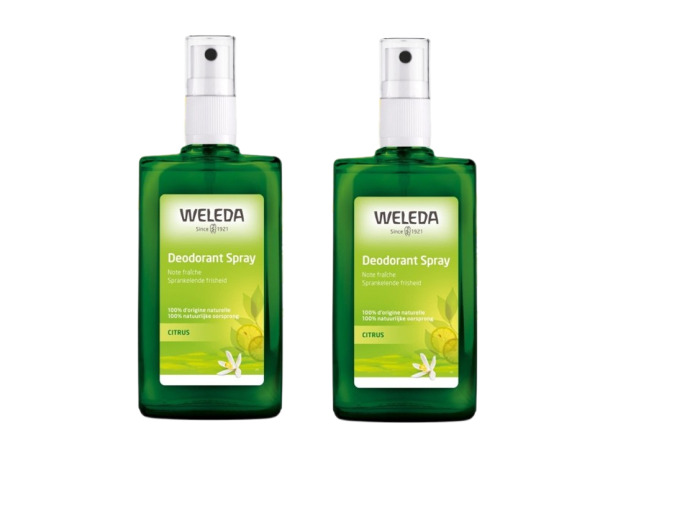 Déodorant Efficacité 24h 2x100ml Citrus Weleda