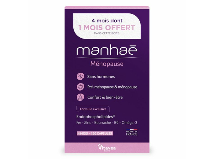 Menopause Sans Hormones 120 capsules Manhaé