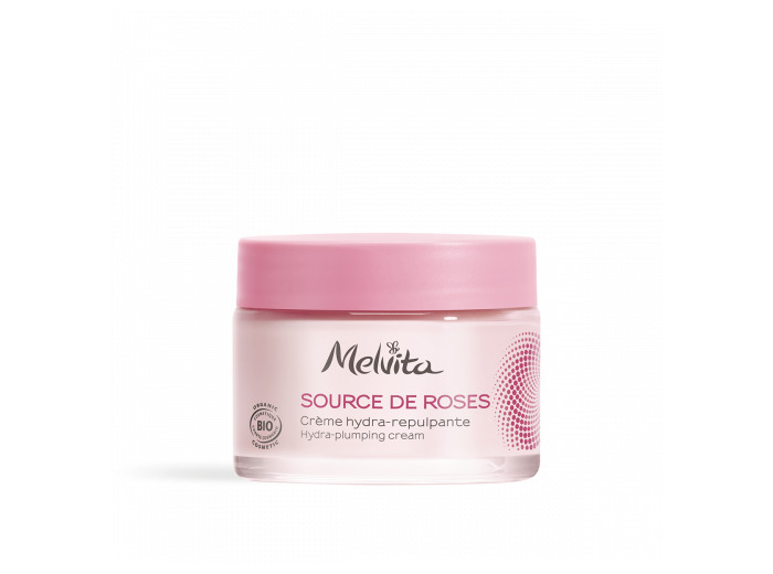 MELVITA SOURCE ROSE CREME REPULPANTE POT