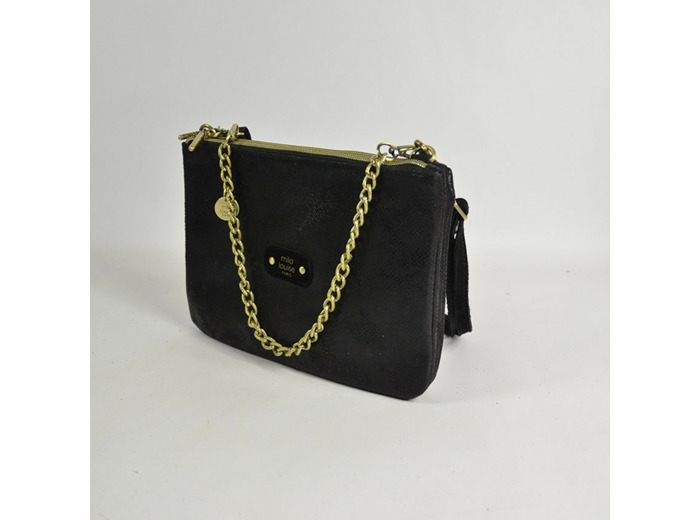 Mila Louise Natasha PG2 Sac et Pochette Toile Irisée Noir