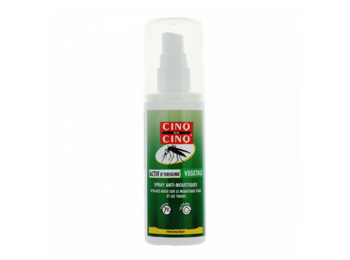 Spray Anti-moustiques Naturel Des 12 Mois 100ml Cinq Sur Cinq