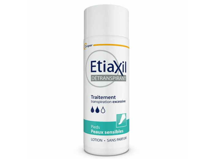 Lotion Pieds, Visage, Corps 100ml Detranspirant Peaux Sensibles Etiaxil