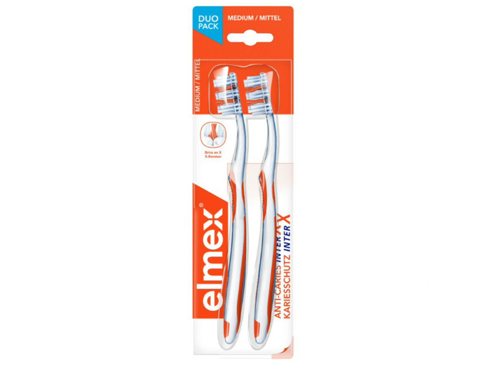 Anti-caries Inter X Brosse A Dents Medium X2 Elmex