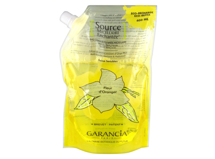 Source Eau Demaquillante Micellaire Recharge Fleur D'oranger 400ml Enchantee Garancia
