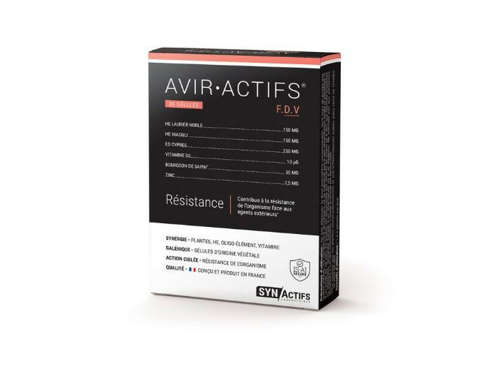 Aviractifs 30 gélules Résistance Synactifs