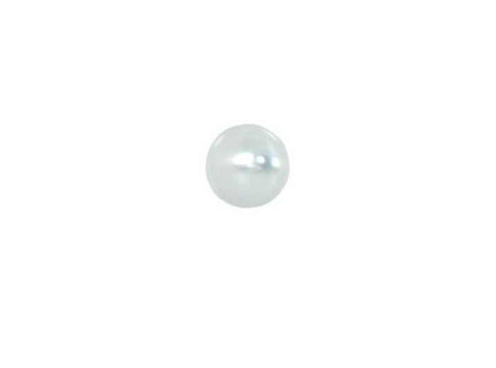 Bouton boule blanc 10 mm