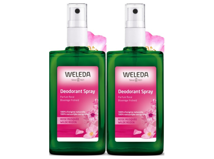 Déodorant 2x100ml Rose Musquee Weleda