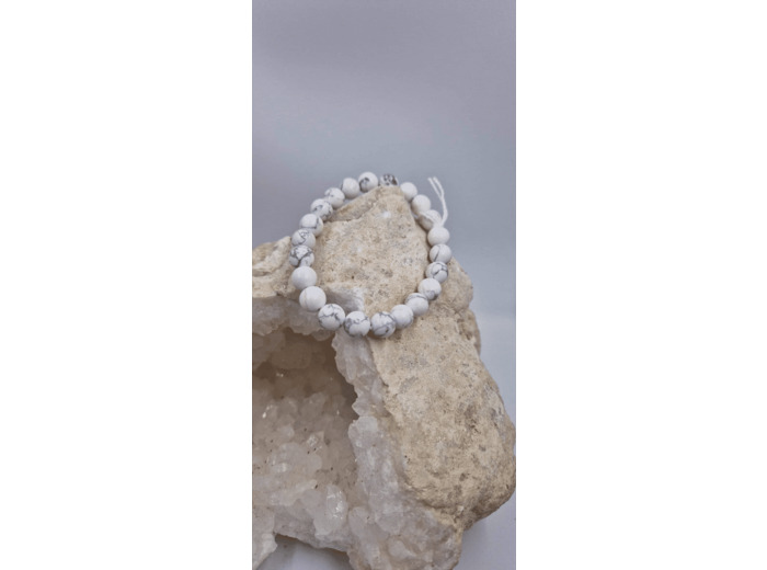 Bracelet jaspe blanc OLPA2916