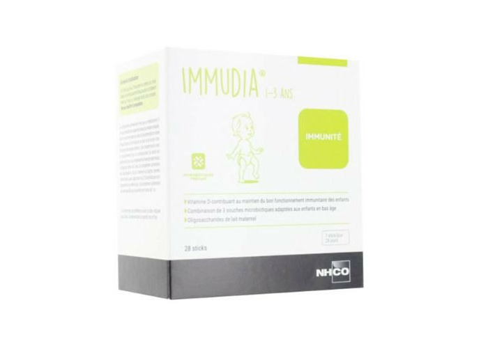 Immudia 1-3 ans 28 sticks Optimage Nhco Nutrition