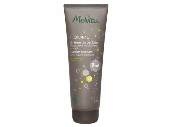 MELVITA HOMME CR BARBIER 2EN1 T125ML