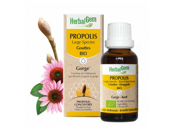 Large Spectre Bio Gouttes 15ml Propolis Herbalgem