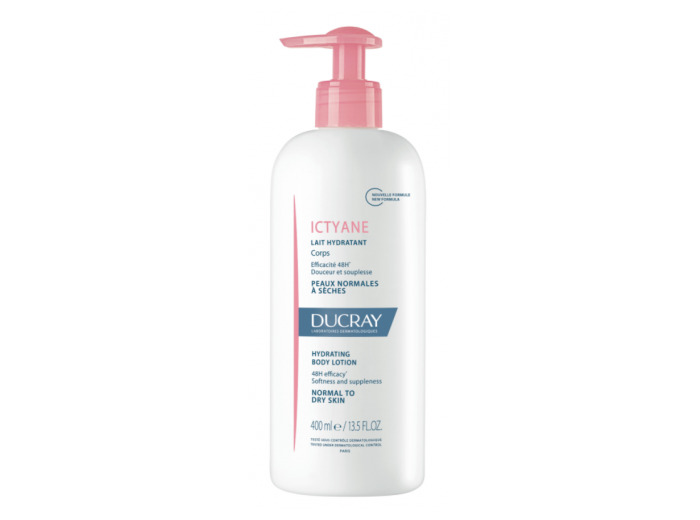 Lait Hydratant Corps Peaux Normales Seches 400ml Ictyane Ducray