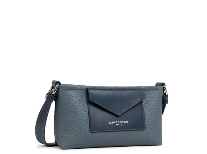 Lancaster Maya Double Kba Pochette Organisée 517-104 Bleu Givre