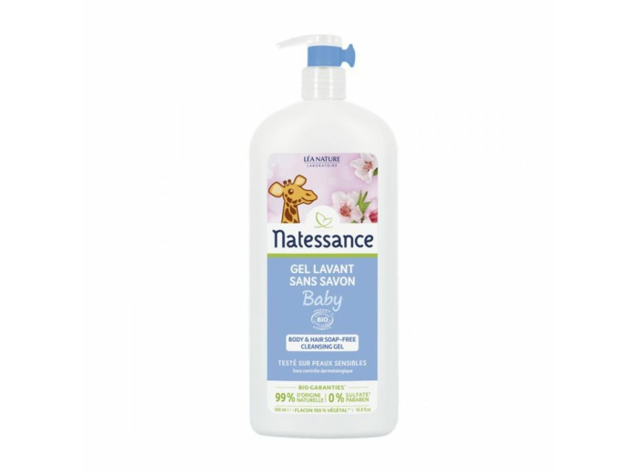 NATESSANCE BEBE GEL LAVANT FL500ML