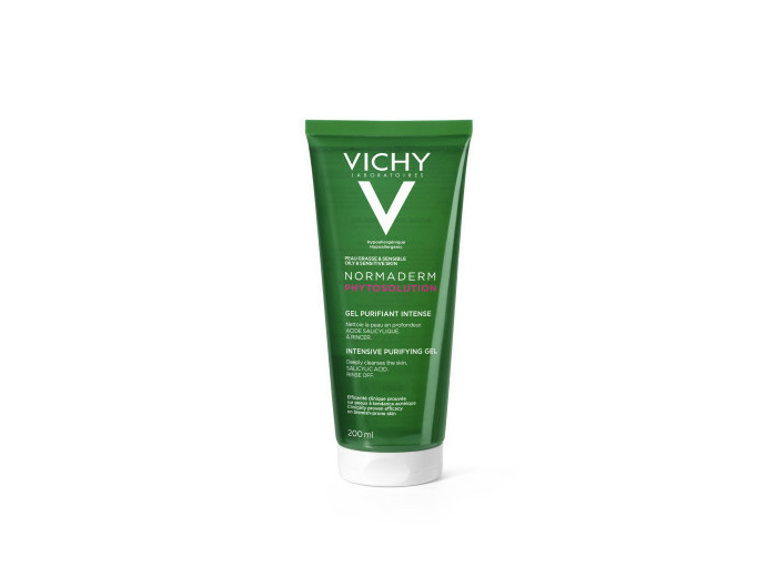Gel Nettoyant Intense Phytosolution 200ml Normaderm Peaux Grasses Vichy