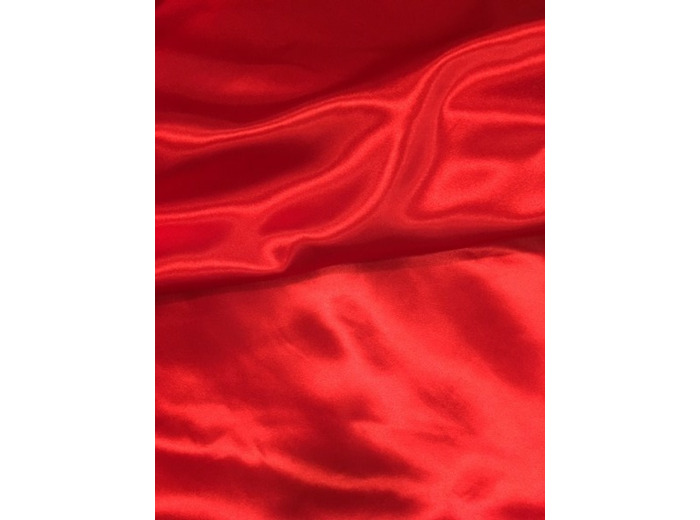 Doublure épaisse satin Rouge