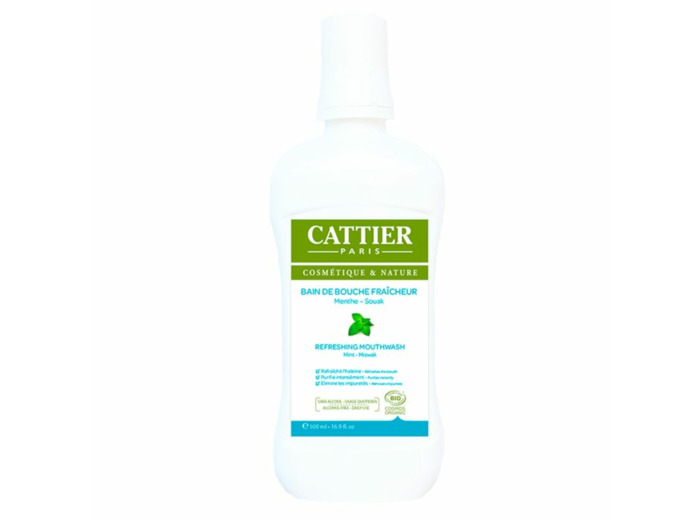 Bain De Bouche Fraicheur Bio 500ml Cattier