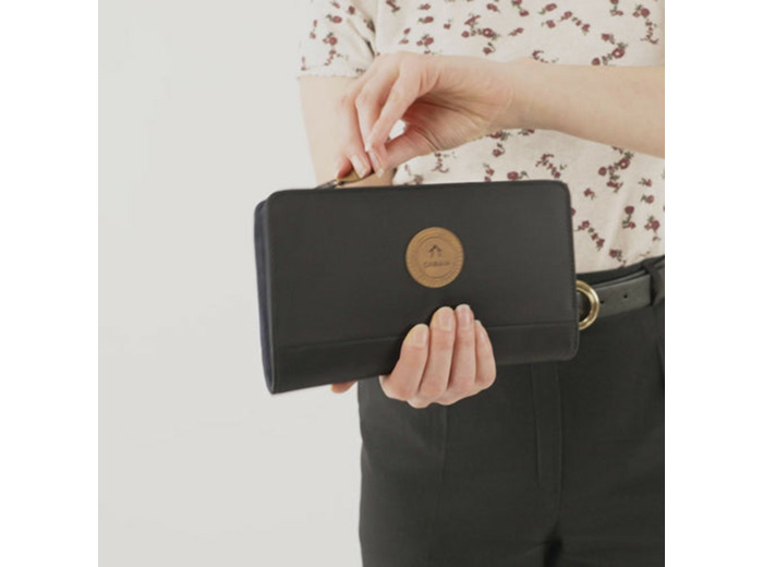 Cabaïa Wallet Large Grand Portefeuille et Compagnon Cambridge