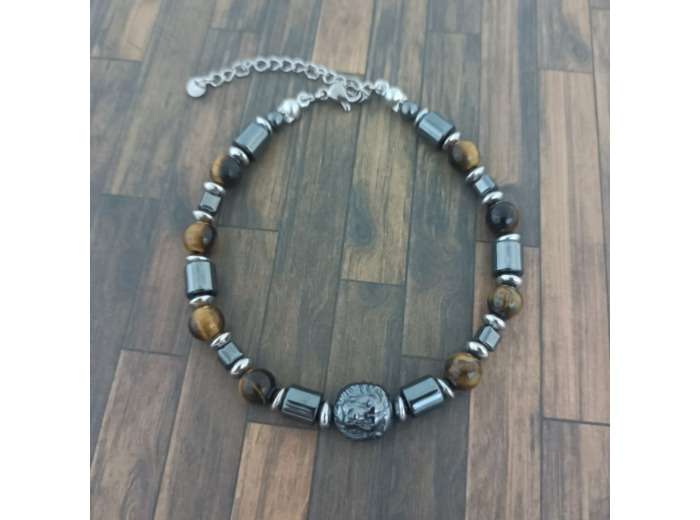 Bracelet homme en pierres naturelles collection Cirrus 3