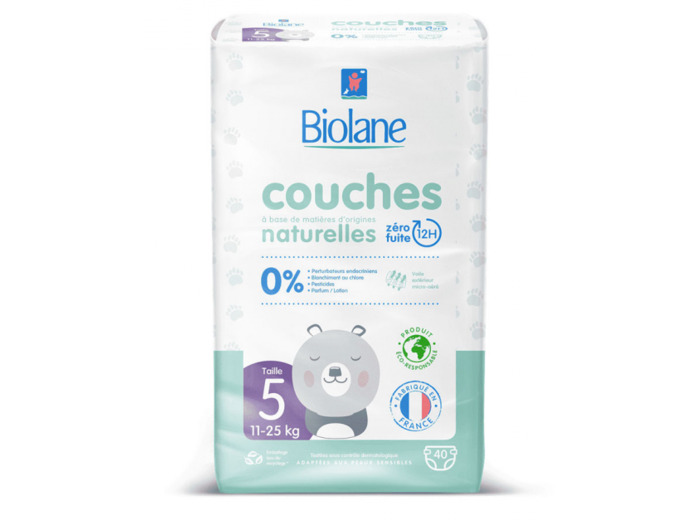 BIOLANE COUCHES ECOLOGIQUES T5 X40