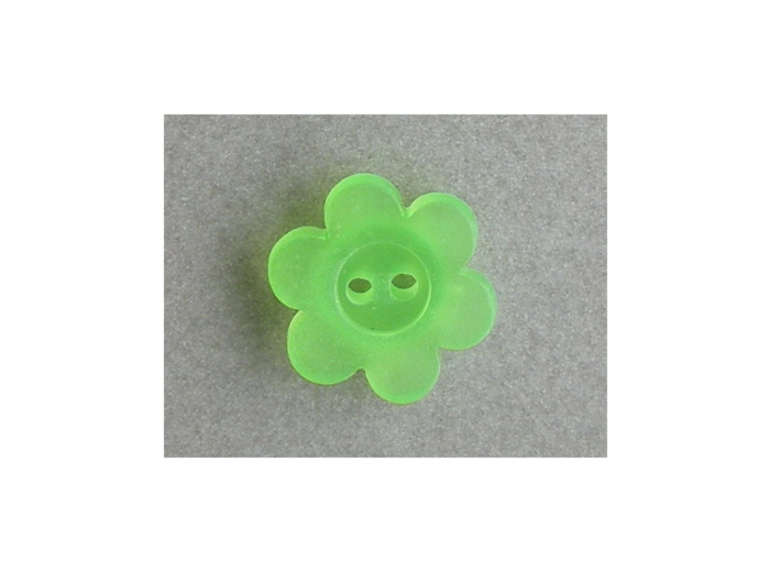 Bouton fleur fluo vert