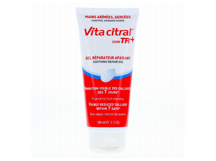 Soin Tr+ Gel Reparateur Apaisant Mains Abimees Gercees 100ml Vita Citral